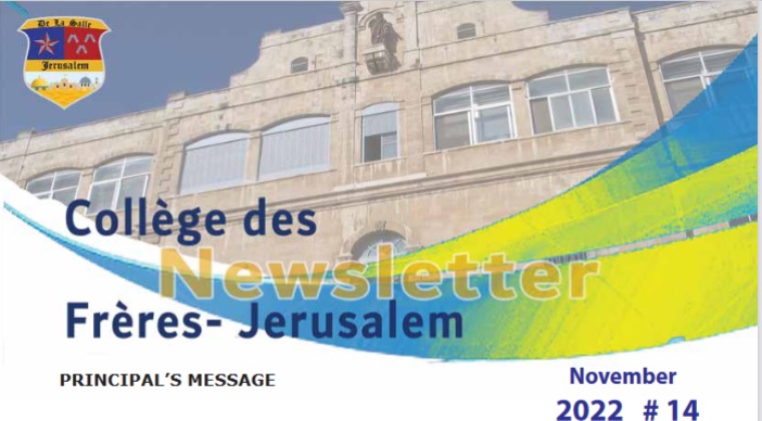 Newsletter Novembre 2022: Collège des Frères-Jérusalem