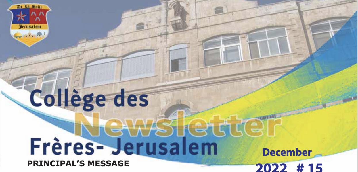 Newsletter december 2022: Collège des Frères-Jérusalem