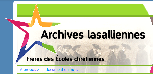 Archives Lasalliennes: Piétés mariales Mai 2022