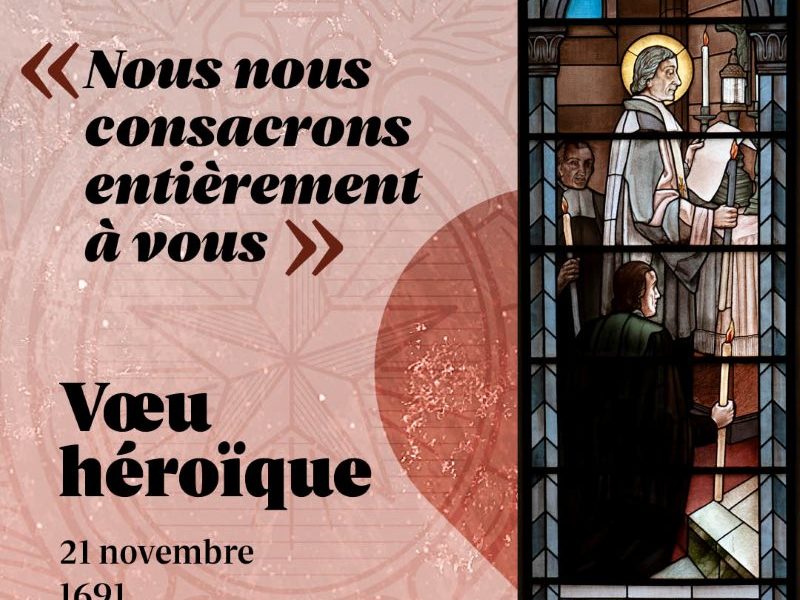 Le 21 novembre 1691: Le “Voeu Héroïque” de Saint Jean-Baptiste de La Salle et deux de ses disciples.