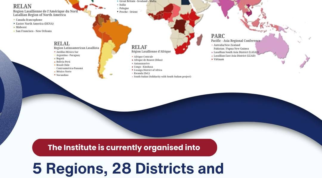 From La Salle Australia, New Zealand, Pakistan, Papua New Guinea