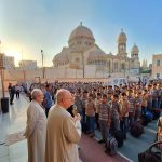 Saint Paul Chobra:  visite du Frère Habib Zraibi, Visiteur et du Frère George Absi, Econome.