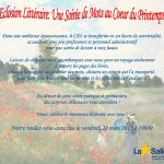 Mont La Salle: Eclosion littéraire, une soirée de mots au cœur du printemps !