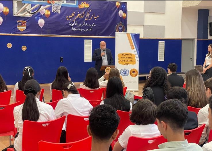 Le Collège des Frères – Beit Hanina accueille une conférence de formation LASMUN