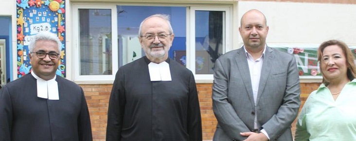 Saint Paul Shoubra: accueil du Frère Habib Zraibi, Visiteur.