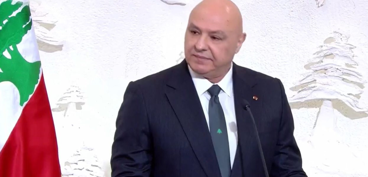 Discours du Président Aoun au palais présidentiel, lors de la réception officielle réservée au Pape Léon XIV Discours du Président Aoun au palais présidentiel, lors de la réception officielle réservée au Pape Léon XIV