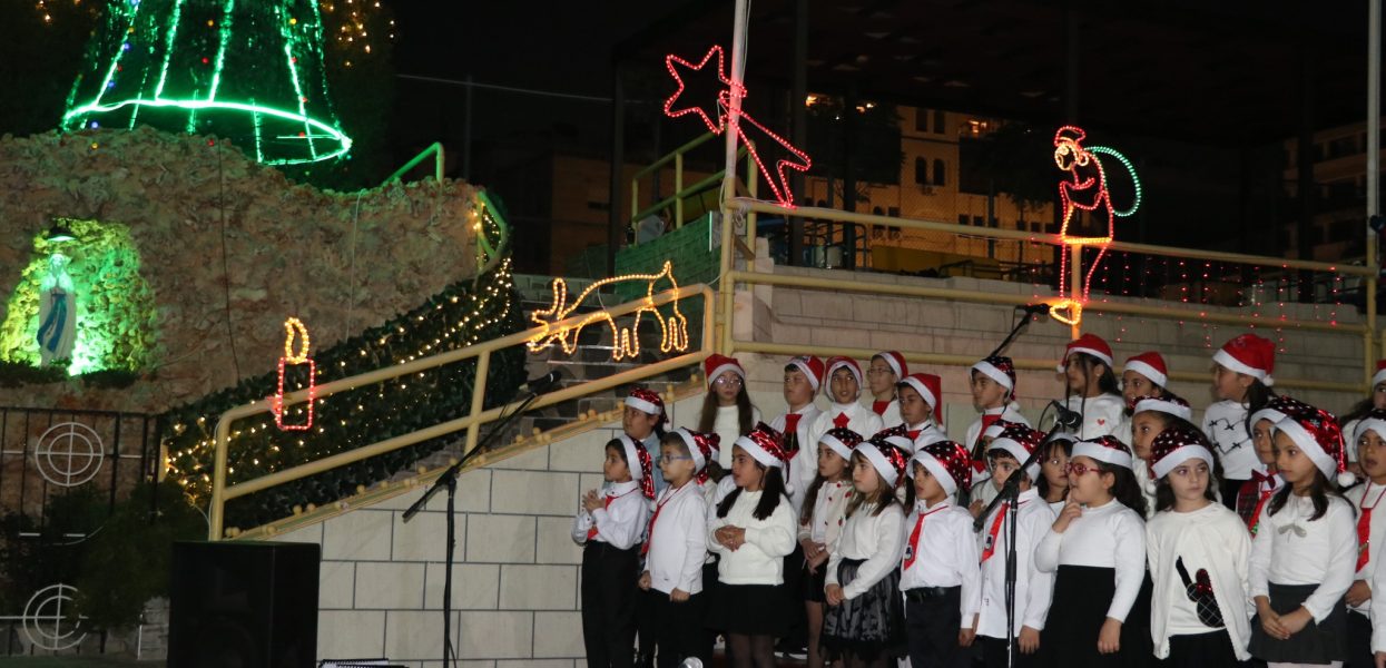 De La Salle Amman: Illumination du sapin de Noël