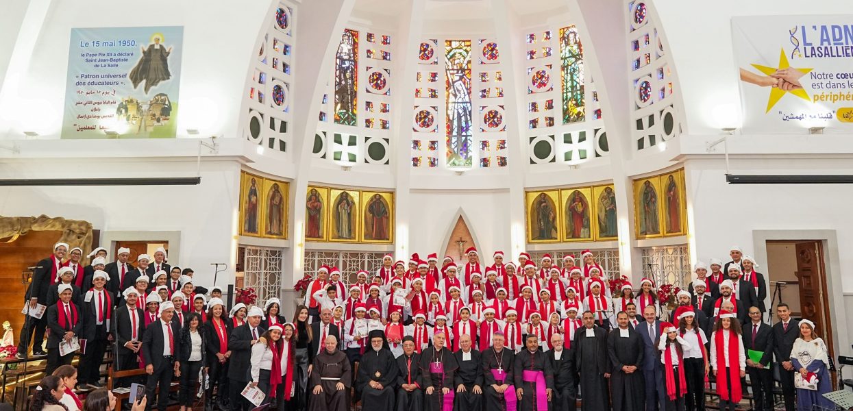 De la Salle Daher: concert de Noël accompagné par des musiciens de l’orchestre de l’Opéra du Caire et de la Bibliothèque d’Alexandrie.