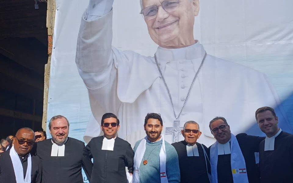 Rencontre du pape Léon XIV avec les évêques, les prêtres et les religieux du Liban Rencontre du pape Léon XIV avec les évêques, les prêtres et les religieux du Liban