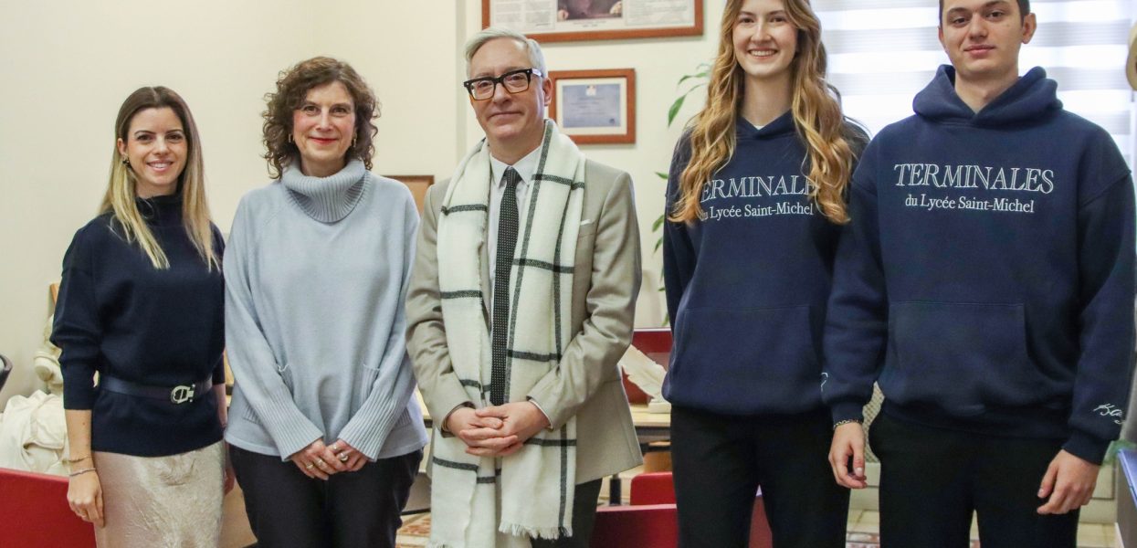 Saint Michel: Visit of Mrs. Monika Horisberger, Vice-Consul of Switzerland
