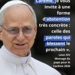Pape Léon: « Nombre de paroles de haine laisseront place à des paroles d’espoir et de paix. »