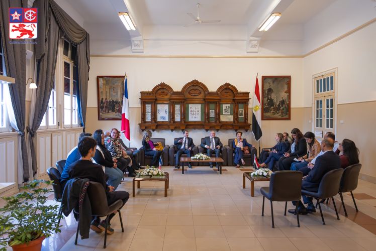 Saint Marc: accueil de l’Ambassadeur de France en Égypte Saint Marc: accueil de l’Ambassadeur de France en Égypte