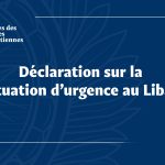 Déclaration sur la situation d’urgence au Liban