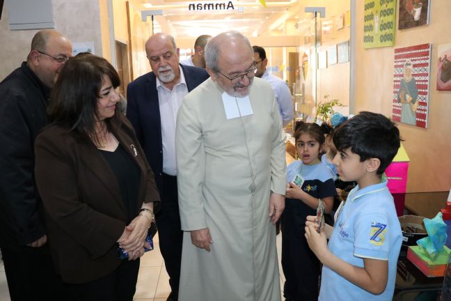 De La Salle Amman: visite du Frère Habib Zraïbi, Visiteur.