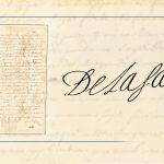 Lettre de saint Jean-Baptiste de La Salle donnée aux Archives de la Maison générale par le District d’Irlande, Grande-Bretagne, Malte